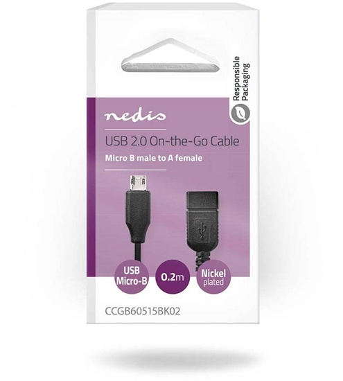 Nedis CCGB60515BK02 Micro-USB Adapter