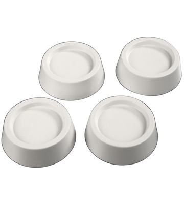 XavaX Vibrationsdämpfer 4er Set (weiß)