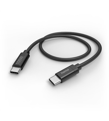 Hama Ladekabel Fabric (1,5m) (schwarz)