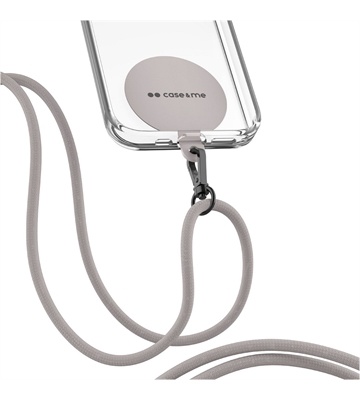 case&me Simply Lace Umhängeband Uni (beige)