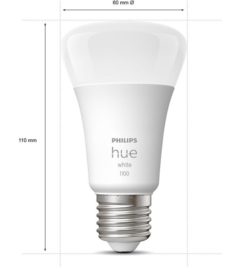 hue Hue White 9.5W A60 E27 2er Set