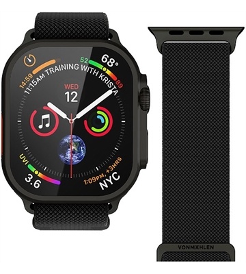 VONMÄHLEN Watch Straps Classic Nylon Loop Ar. (schwarz)