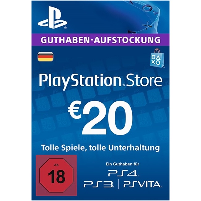 Sony PlayStation Livecards Euro 20