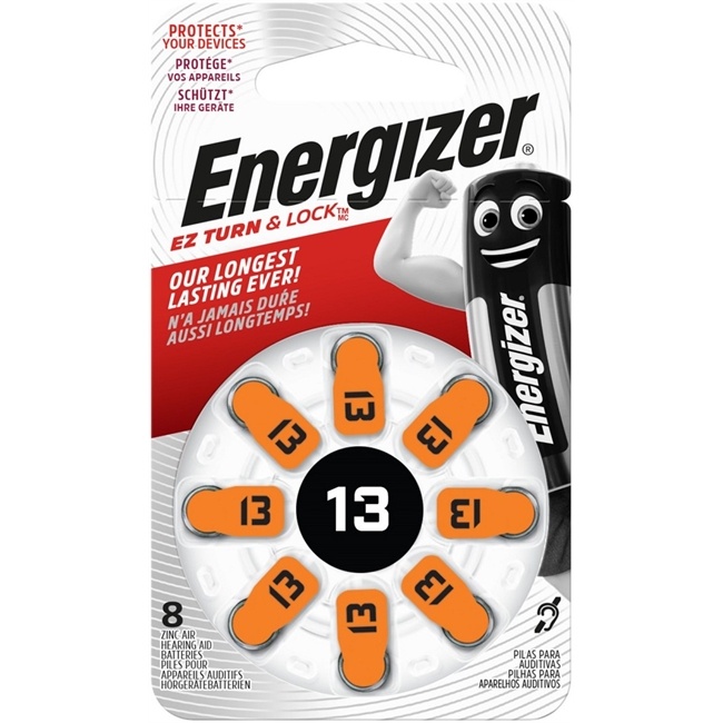 Energizer 13 Hörgerätebatterie 8er Blister