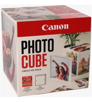 Canon Photo Cube und Frame (weiß/pink)