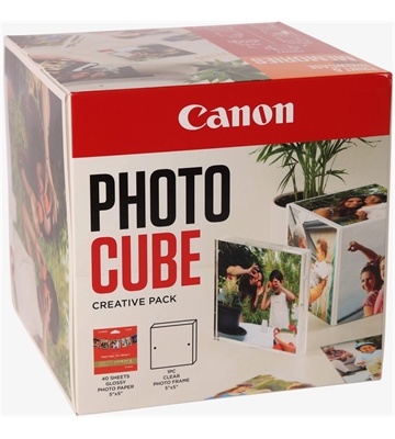 Canon Photo Cube und Frame (weiß/orange)