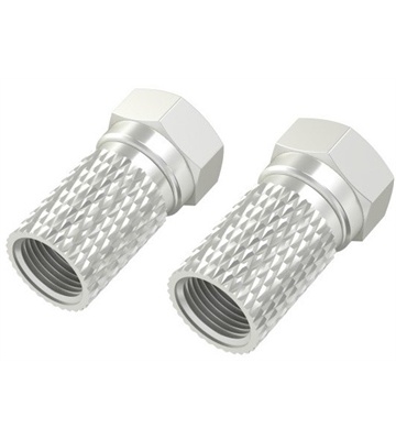 Hama F-Stecker (6,8mm) (4 Stk.)