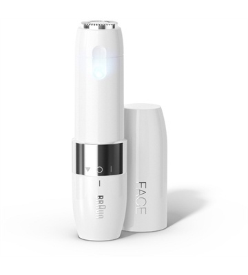 Braun FS 1000 Face Mini Hair Remover (weiß/silber)