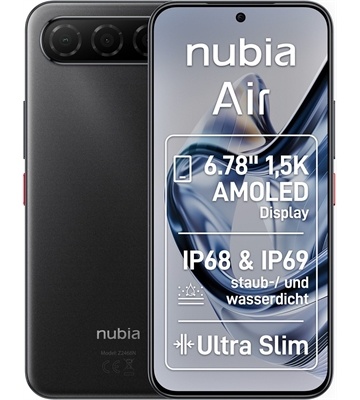 Nubia Air (8GB+256GB) (titanium black) - B-Ware