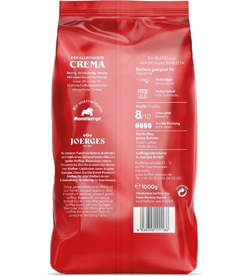 JOERGES Gorilla Es. Super Bar Crema (1000g)