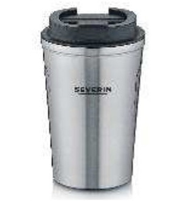 Severin Thermobecher "To-Go", ca. 350 ml (edelstahl/schwarz)