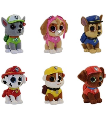 ty Mini Boos Paw Patrol Glubschis