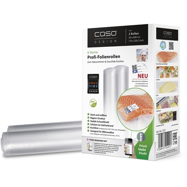 Caso Folienrolle 20x600 - 2Stk.
