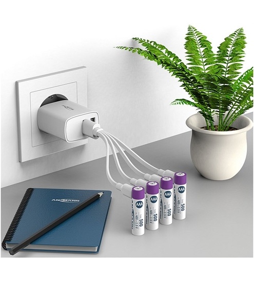 Ansmann Li-Ionen Micro AAA (400mAh) 4er