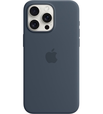 Apple Silikon Case mit MagSafe (sturmblau)