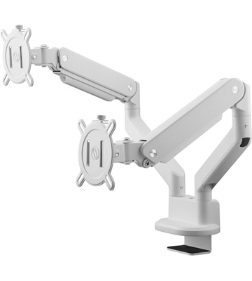 ONE FOR ALL DM 4220 Solid Dual-Monitorhalterung (weiß)