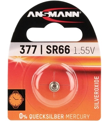 Ansmann Silberoxid SR66/377 1er Blister (silber)
