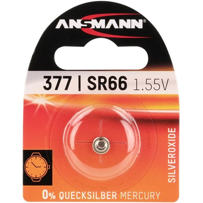 Ansmann Silberoxid SR66/377 1er Blister