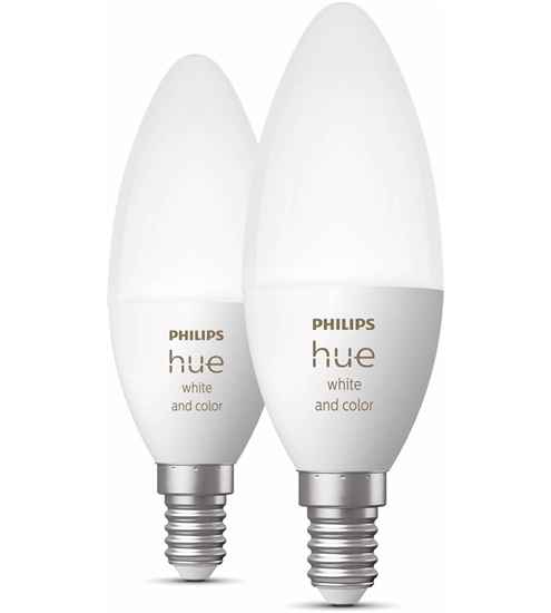 hue Hue White & Col. Amb. E14 470
