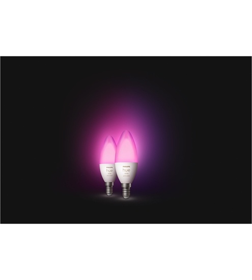 hue Hue White & Col. Amb. E14 470