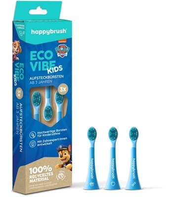 happybrush ECO VIBE KIDS Aufsteckbürsten