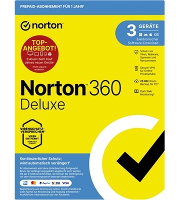 NORTON NORTON 360DELUXE 25GB 3Devices 12Months
