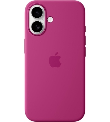 Apple Silikon Case mit MagSafe (fuchsia)