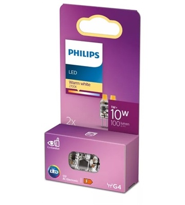 Philips LED 10W G4 WW 12V ND micro 2SRT6