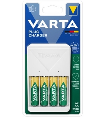 Varta Plug Charger 4xAA (2100mAh)