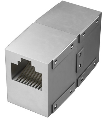 Hama Netzwerkadapter, CAT-6, 1 Gbit/s (silber)