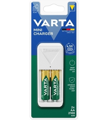 Varta Mini Charger 2xAA Ladegerät 2100mAh