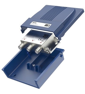 Hama SAT-DiSEqC-Schalter 2-1 (blau)