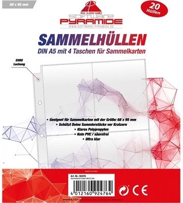 ak trade Karten Hüllen A5 (20er) (ultra klar)