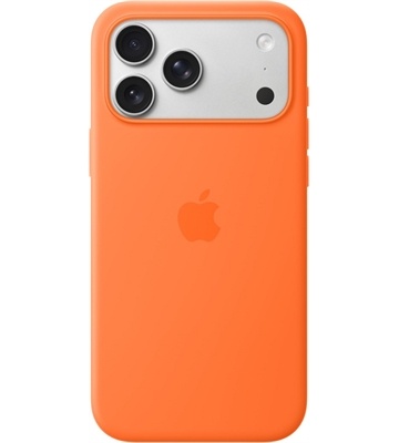 Apple Silikon Case mit MagSafe (orange) - B-Ware