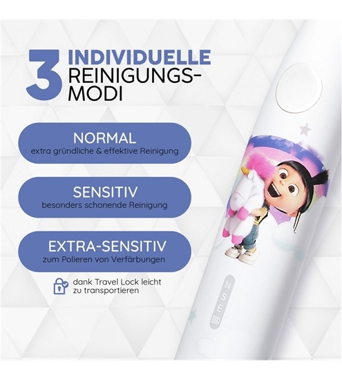 happybrush ECO VIBE KIDS Agnes + 3 Refills