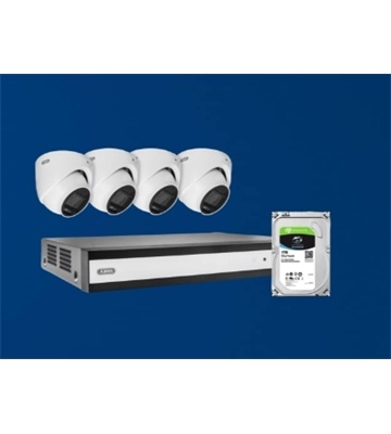 Abus Videorek. Set + 4 Mini-Domekameras