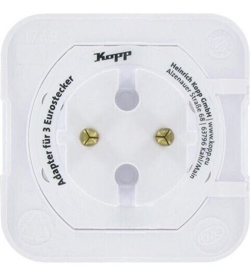 Kopp EURO-Adapter 3-fach extra flach
