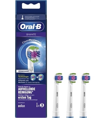 Oral-B 3D White CleanMaximizer (3er) (weiß)