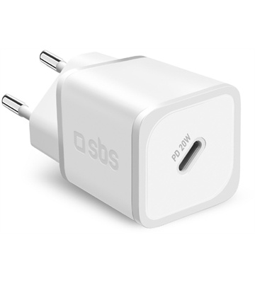 sbs Mini-Wandladegerät (20W) (weiß)