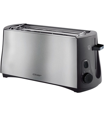 Cloer 3719 Toaster (edelstahl/schwarz)