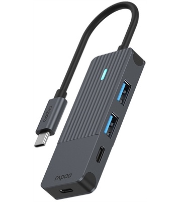 Rapoo USB-C Hub (grau)