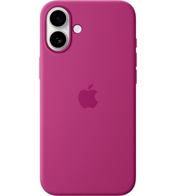 Apple Silikon Case mit MagSafe (fuchsia)