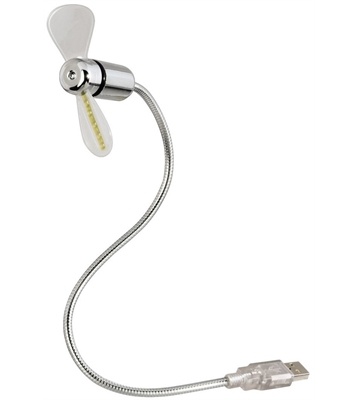 Hama Ventilator mit Temperaturanzeige (silber)
