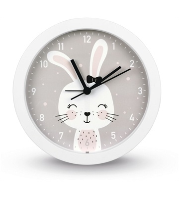 Hama Kindertischuhr Lovely Bunny (weiß)