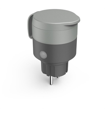 Hama Outdoor WLAN-Steckdose (grau/schwarz)