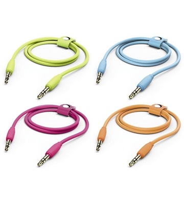 Hama 3,5-mm-Klinke-Kabel (16 Stk.) (1m) (farbig sortiert)