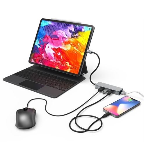Hama USB-C-Multiport 4 Ports