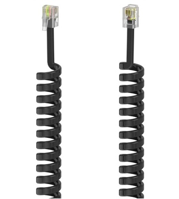 Hama Hörerkabel M.-Stecker 4p4c (1,5m) (schwarz)