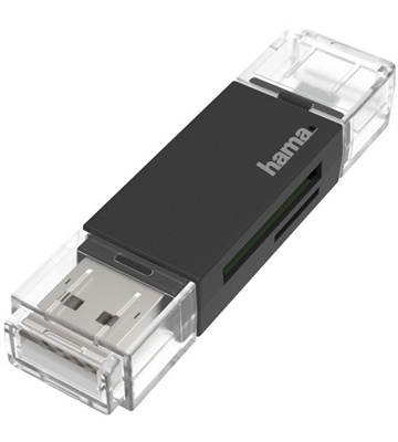 Hama USB-Kartenleser (schwarz)