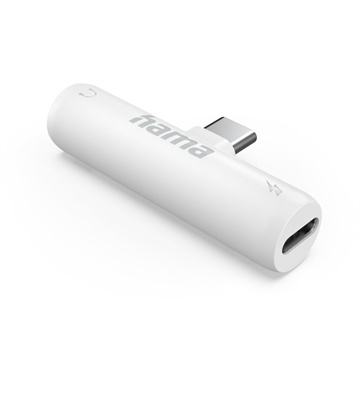 Hama USB Type-C > 3,5mm Klinke Adapter (weiß)